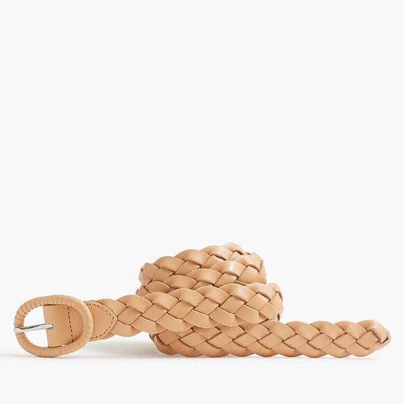 J.Crew Factory Braided leather belt size XS/S - Picture 1 of 10